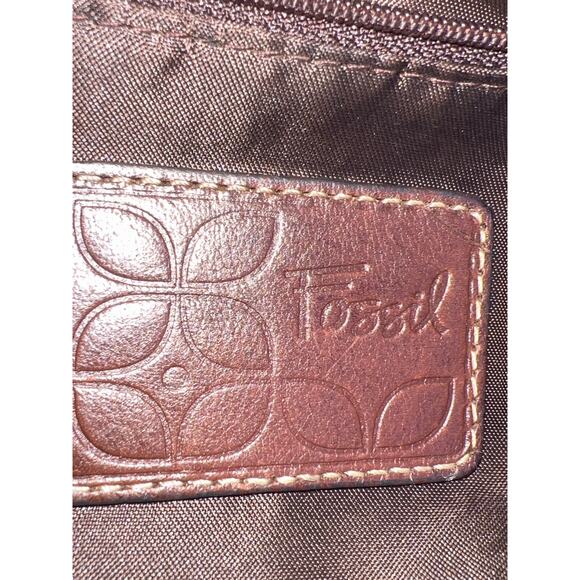 Fossil Canvas Shoulder Bag - Picture 4 of 12